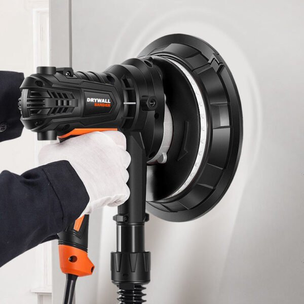 Heavy-Duty Handheld Drywall Sander 710W With LED & Vacuum Bag